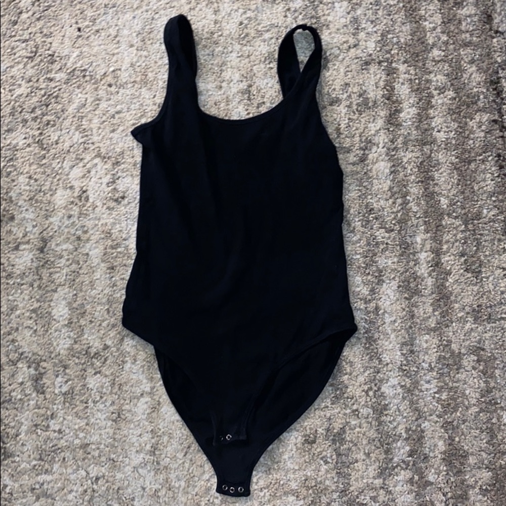 PINK black bodysuit